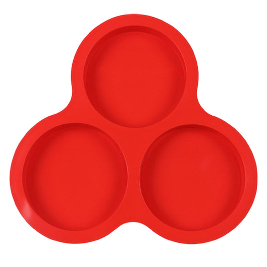 1 Pcs Silicone Egg Cups for Air Fryer,3-Cavity Cupcake Baking Tray,Round Silicone Baking Tools,Round Silicone V1189-LWWAL-20260401-07122