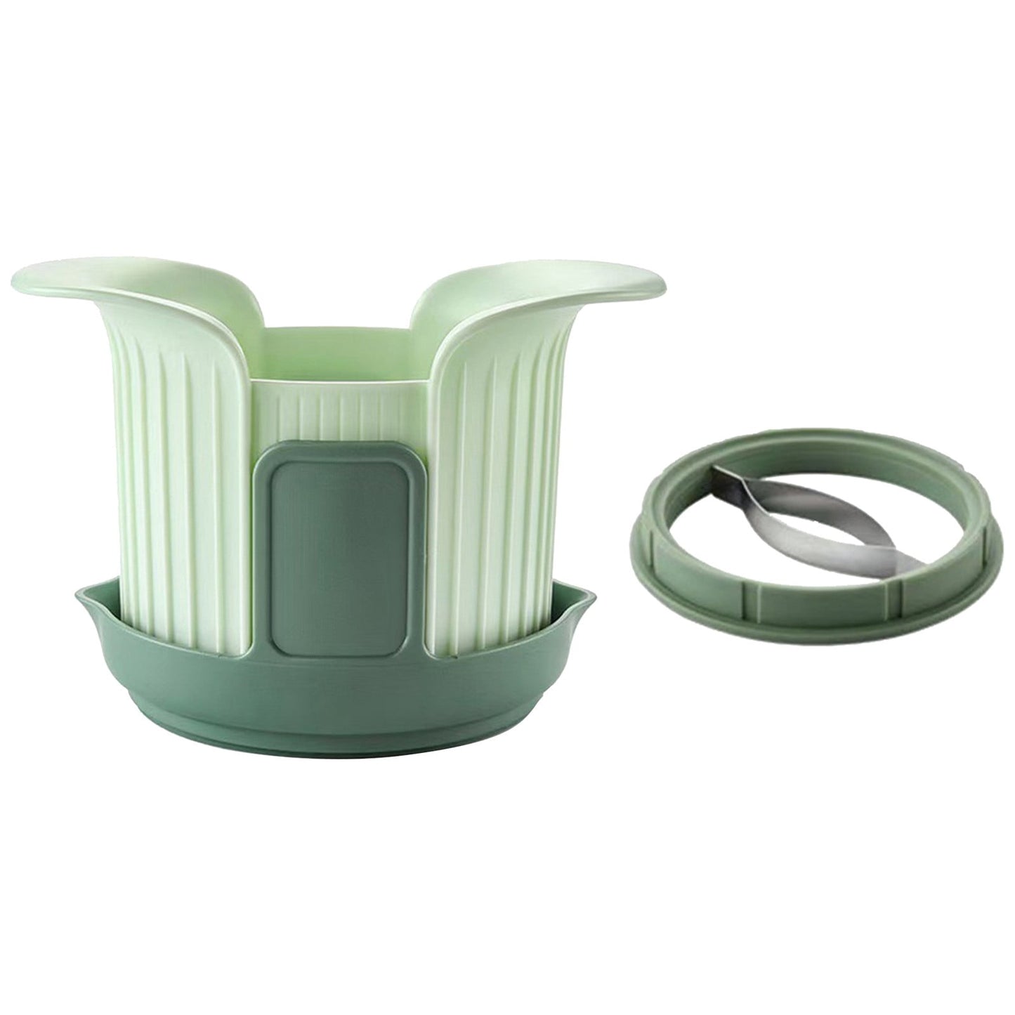 Apple Slicer, Heavy Duty Apple Corer and Slicer with Comfort Handles, 8-Slice Large Apple Slicer, with 1 Pcs V1189-LWWAL-20260401-07128