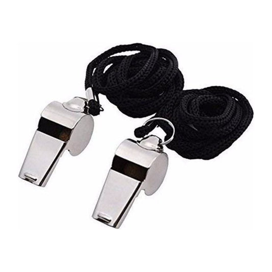 Stainless Steel Metal Referee Whistle with Lanyard,Crisp Sound for Sports and escuela,Durable and Portable V1189-LWWAL-20260401-07133