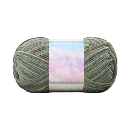 Milk Cotton Tie-Dye Yarn for Knitting and Crochet,130m Multicolor Gradient Wool,Soft and Durable for Blankets V1189-LWWAL-20260401-07139