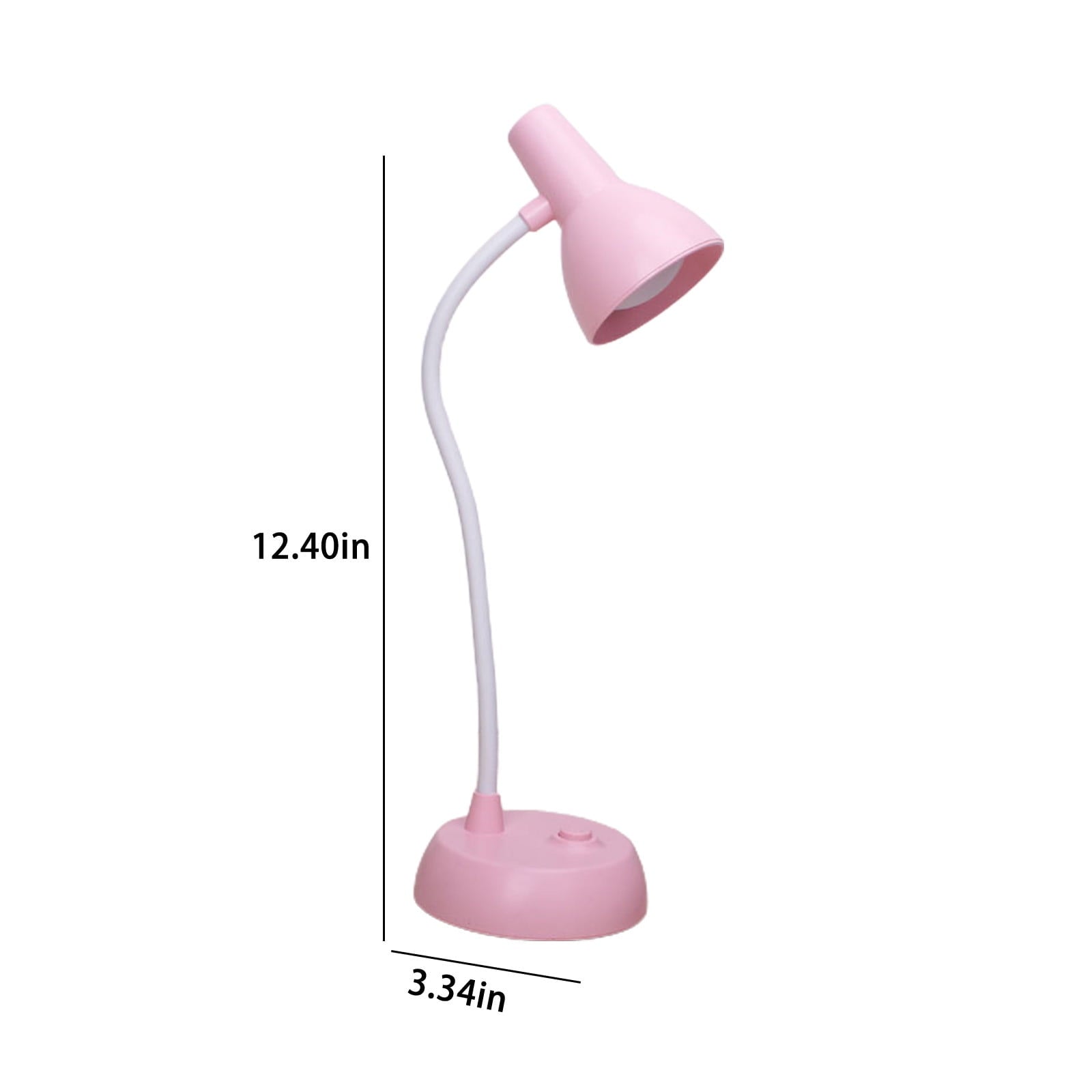 LED Eye Protection Table Lamp for Estudiar,Bendable Gooseneck and Adjustable Brightness,Battery-Powered and V1189-LWWAL-20260401-07152