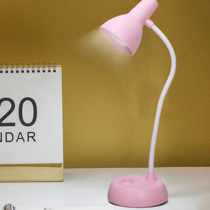 LED Eye Protection Table Lamp for Estudiar,Bendable Gooseneck and Adjustable Brightness,Battery-Powered and V1189-LWWAL-20260401-07152