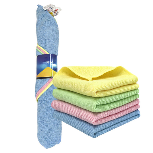 Ultra-Fine Microfiber Waffle Weave Cleaning Cloth 4 Piece,Super Absorbent and Quick-Drying for Kitchen or V1189-LWWAL-20260401-07153