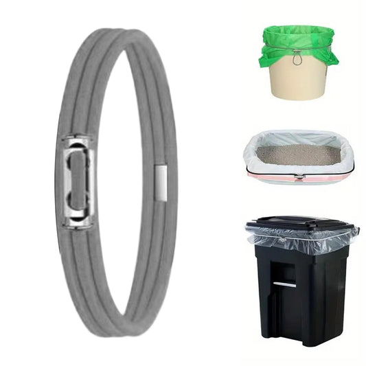 Garbage Can Rubber Bands,Multifunction Litter Box Bands,Fits 13-30 Gallon Bins, Heavy-duty Trash Can Bands to V1189-LWWAL-20260401-07182