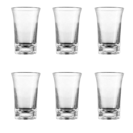 CCMAOLU 6-Piece Acrylic Shot Glass Set,Clear Plastic Glasses for Tequila,Vodka & Cocktails,Dishwasher V1189-LWWAL-20260401-07197