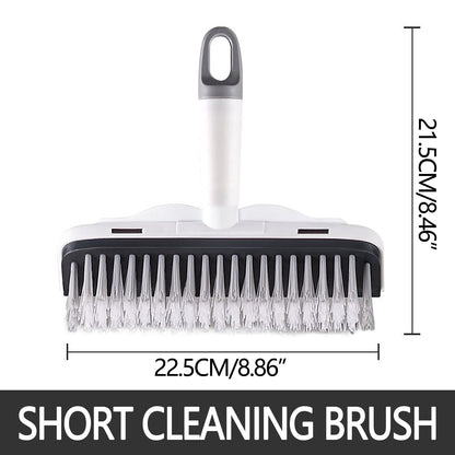 CCMAOLU Floor Scrub Brush with Long Handle,2 in 1 Stiff Bristle Brush & Squeegee Broom for V1189-LWWAL-20260401-07208
