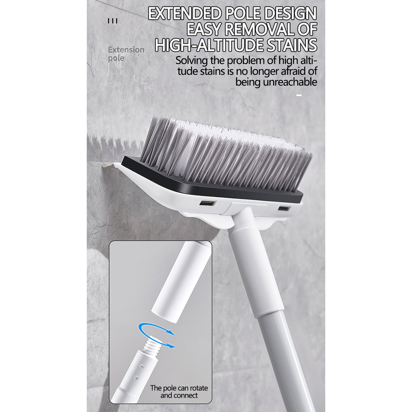 CCMAOLU Floor Scrub Brush with Long Handle,2 in 1 Stiff Bristle Brush & Squeegee Broom for V1189-LWWAL-20260401-07209