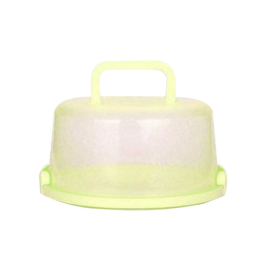 Portable Cake Storage Box, Transparent Plastic Cover with Snap Locks for Freshness, 26x22.5x13.5cm Airtight V1189-LWWAL-20260401-07226