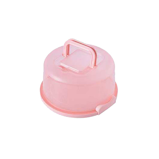 Portable Cake Storage Box, Transparent Plastic Cover with Snap Locks for Freshness, 26x22.5x13.5cm Airtight V1189-LWWAL-20260401-07228