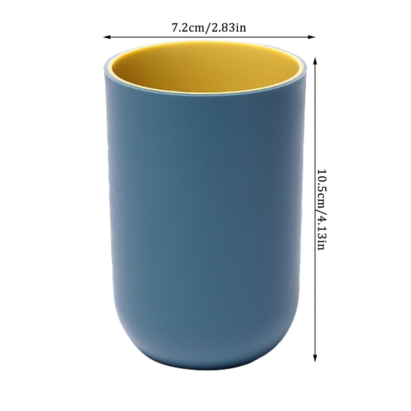 1Pack Bathroom Toothbrush Cup,ReusableToothbrush Holders,Multi-purpose Drinking Cups,Plastic Mouthwash Cup, V1189-LWWAL-20260401-07233