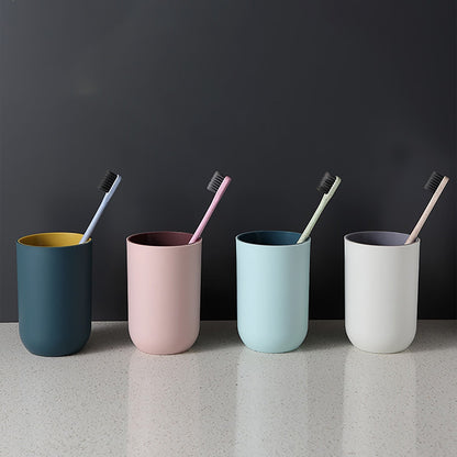 1Pack Bathroom Toothbrush Cup,ReusableToothbrush Holders,Multi-purpose Drinking Cups,Plastic Mouthwash Cup, V1189-LWWAL-20260401-07234