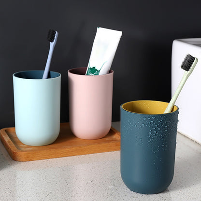 1Pack Bathroom Toothbrush Cup,ReusableToothbrush Holders,Multi-purpose Drinking Cups,Plastic Mouthwash Cup, V1189-LWWAL-20260401-07235