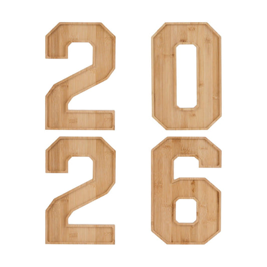 Wooden 2026 Party Supplies Charcuterie Numbers Fillable Decoration,2026 Graduation Fillable Numbers,Number V1189-LWWAL-20260401-07300