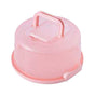 Clearance! Round Cake Carrier Cake Container With Lid And Handles, Large Cupcake Carrier Cake Keeper Sturdy V1189-LWWAL-20260401-07326