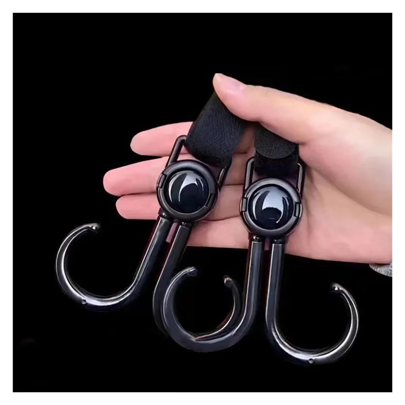Stroller Hooks - Buggy Hooks - Bag Hooks - Diaper Bag Hooks - Walker Hooks - Stroller Accessories - Mounting V1189-WXF-260203-00001