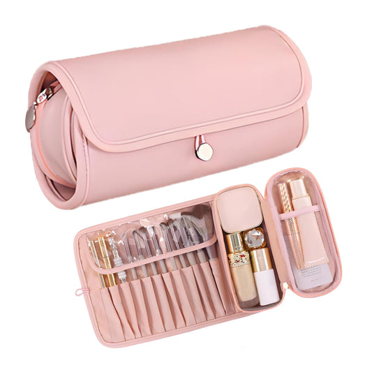 1pcs Toiletry Bag - Makeup Bag - Portable Foldable Makeup Bag, Multi-Compartment Cosmetic Box, Waterproof V1189-WXF-260203-00006