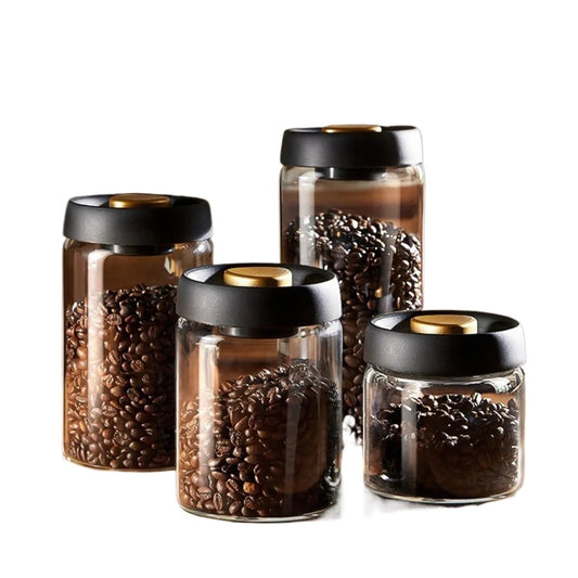 Glass Storage Containers - Storage Tin - Modern, manual vacuum storage tank made of borosilicate glass with V1189-WXF-260203-00026