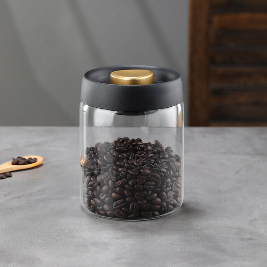 Glass Storage Containers - Storage Tin - Modern, manual vacuum storage tank made of borosilicate glass with V1189-WXF-260203-00029