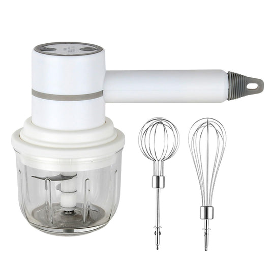 Hand Mixer Electric - Food Chopper - Onion Cutter - Food Processor - Multi-Chopper - Vegetable Cutter - V1189-WXF-260203-00032