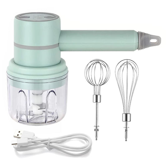 Blender Whisk - 2 in 1 Cordless Electric Blender, Portable Multifunctional Food Processor, Can Be Used to Mix V1189-WXF-260203-00034