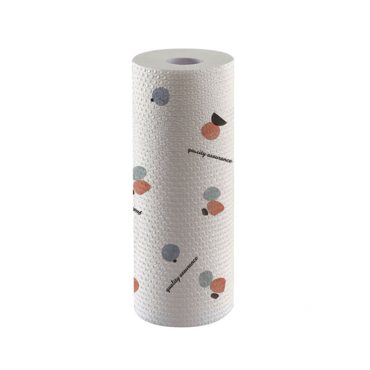 5 PCS Kitchen paper towel - Reusable tissue rolls, made from recycled paper, 50 sheets per roll, suitable for V1189-WXF-260203-00042