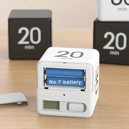 Kitchen Timer - Timer - Cube Timer - Flip Timer - Digital Kitchen Timer - Pomodoro Timer - Time Management - V1189-WXF-260203-00079