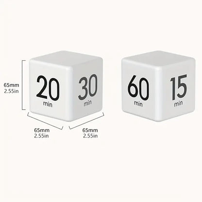 Kitchen Timer - Timer - Cube Timer - Flip Timer - Digital Kitchen Timer - Pomodoro Timer - Time Management - V1189-WXF-260203-00079
