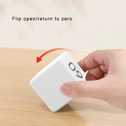 Kitchen Timer - Timer - Cube Timer - Flip Timer - Digital Kitchen Timer - Pomodoro Timer - Time Management - V1189-WXF-260203-00079