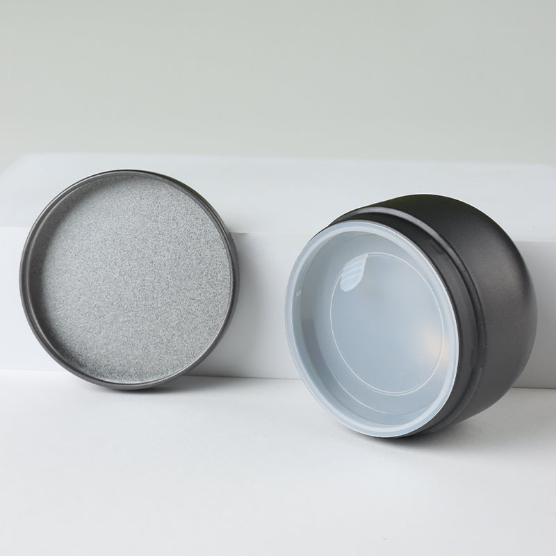 Tea Box - Portable Mini Tea Caddy, Large Tea Storage Container, Small Round Tin Coffee Caddy V1189-WXF-260203-00094
