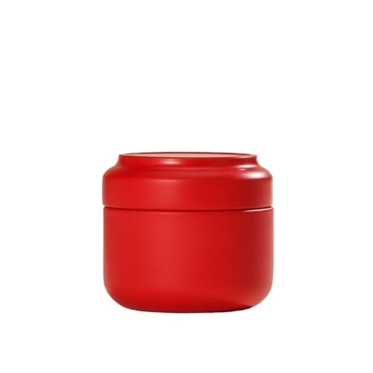 Tea Box - Portable Mini Tea Caddy, Large Tea Storage Container, Small Round Tin Coffee Caddy V1189-WXF-260203-00101
