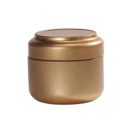 Tea Box - Portable Mini Tea Caddy, Large Tea Storage Container, Small Round Tin Coffee Caddy V1189-WXF-260203-00103