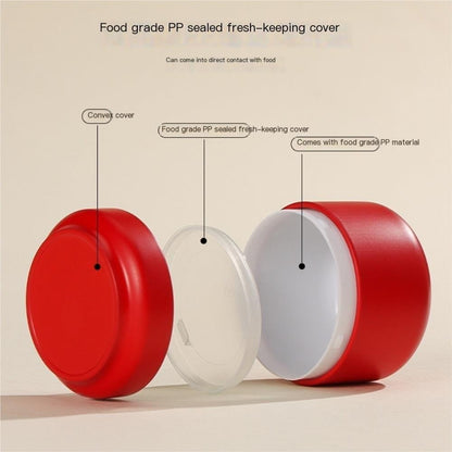 Tea Box - Portable Mini Tea Caddy, Large Tea Storage Container, Small Round Tin Coffee Caddy V1189-WXF-260203-00103