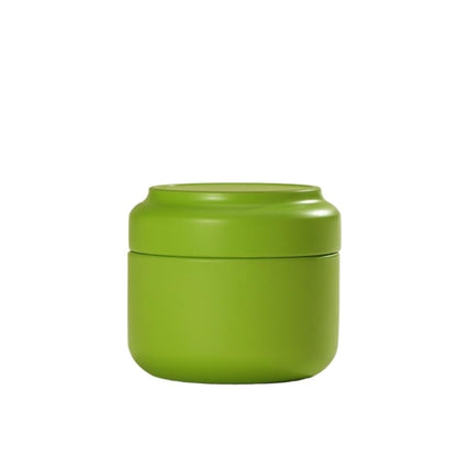 Tea Box - Portable Mini Tea Caddy, Large Tea Storage Container, Small Round Tin Coffee Caddy V1189-WXF-260203-00104