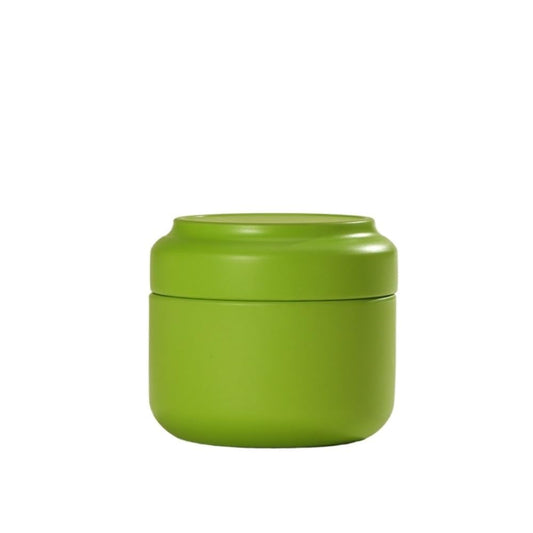 Tea Box - Portable Mini Tea Caddy, Large Tea Storage Container, Small Round Tin Coffee Caddy V1189-WXF-260203-00104