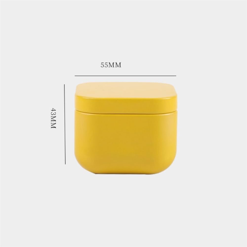 Tea box - Square tin container, tea caddy, metal candy box V1189-WXF-260203-00105