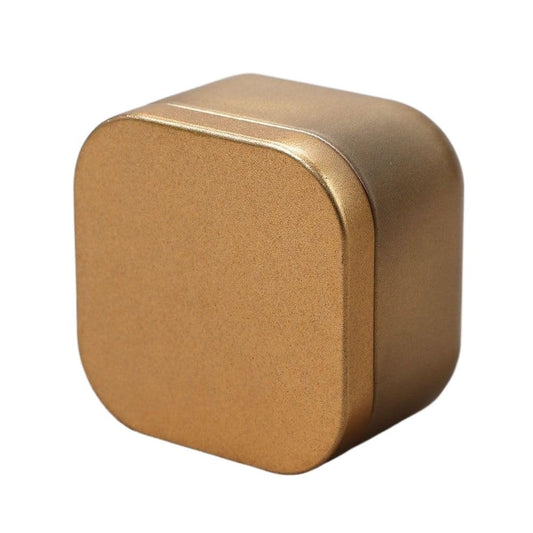 Tea box - Square tin container, tea caddy, metal candy box V1189-WXF-260203-00111