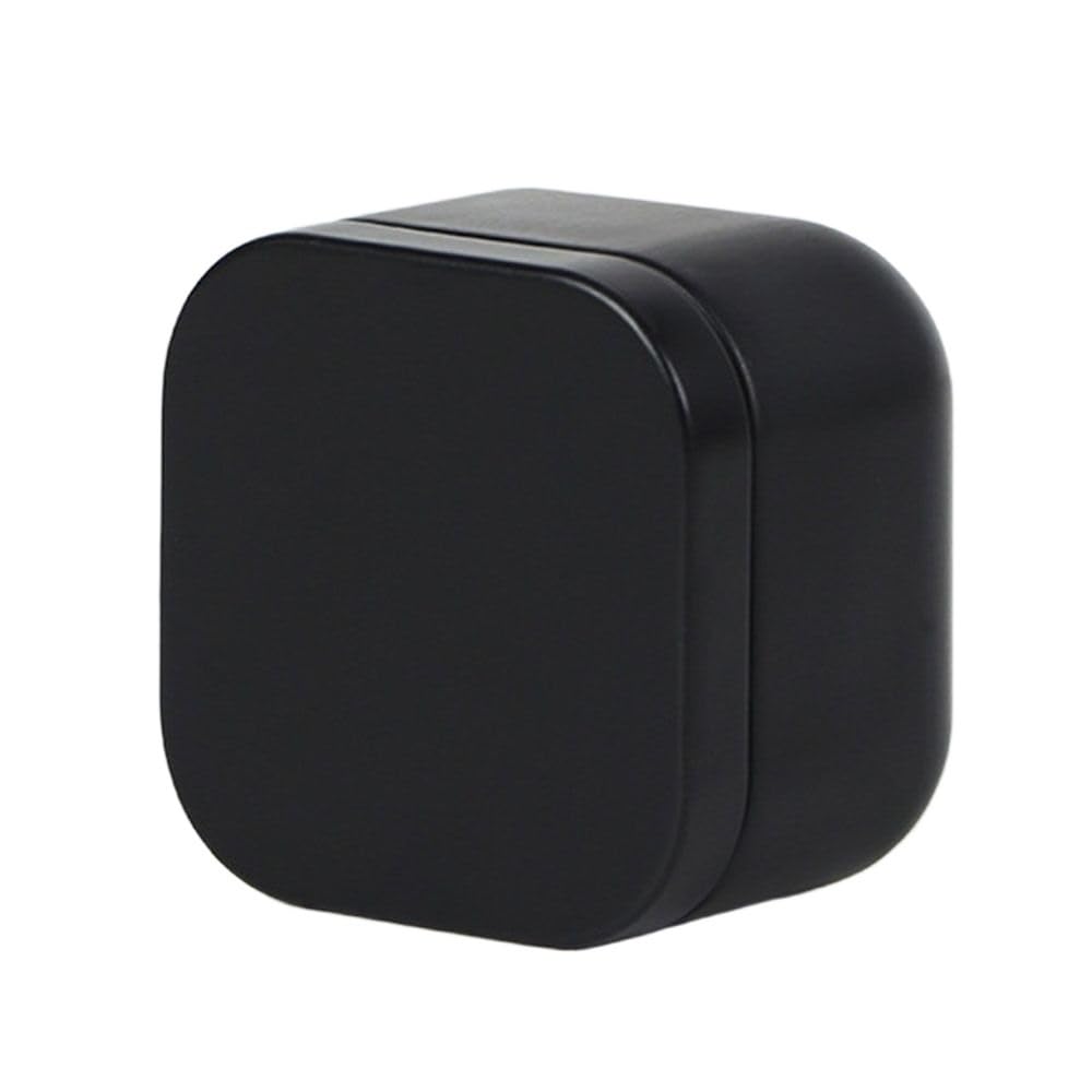 Tea box - Square tin container, tea caddy, metal candy box V1189-WXF-260203-00113