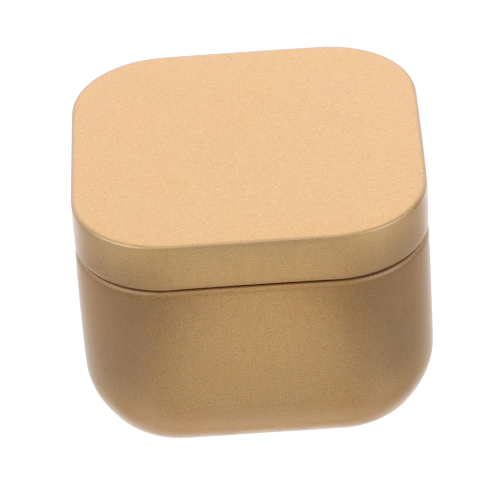 Tea box - Square tin container, tea caddy, metal candy box V1189-WXF-260203-00117