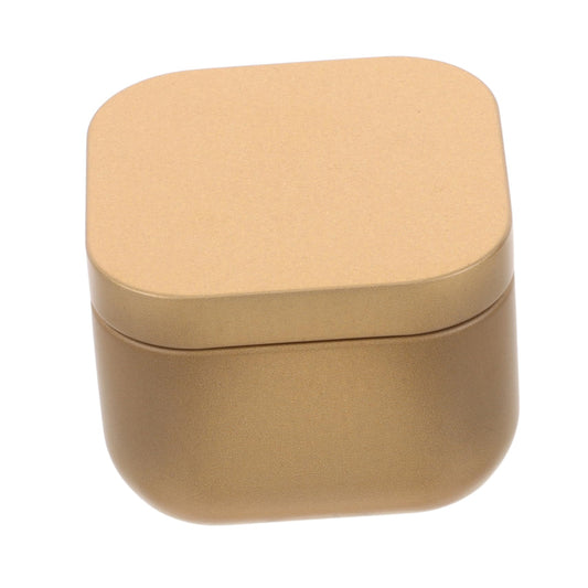 Tea box - Square tin container, tea caddy, metal candy box V1189-WXF-260203-00117