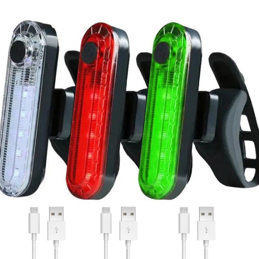 Rear Light Bike - 2 Pack USB Rechargeable Bicycle Tail Lights, Waterproof Safety Warning Lights, Mountain V1189-WXF-260203-00122