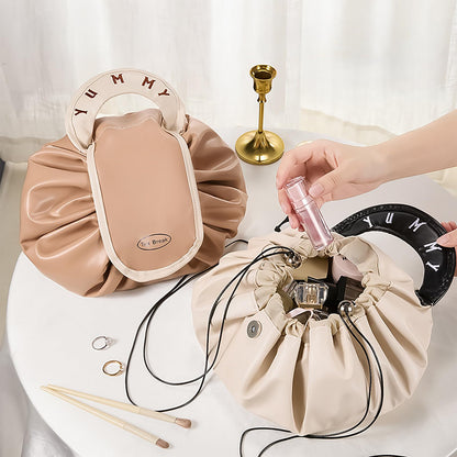 Make up bag-Portable Cosmetic Bag-Large Capacity Organizer-With Drawstring & Handle-Waterproof Toiletry V1189-WXF-260203-00149