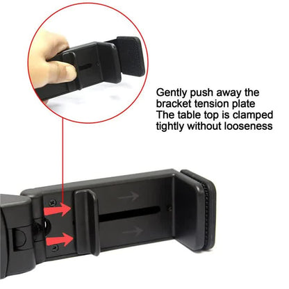 Phone Holder Desk - Tablet Holder - Smartphone Stand - Foldable - Adjustable - Universal - Desk Accessories - V1189-WXF-260203-00166