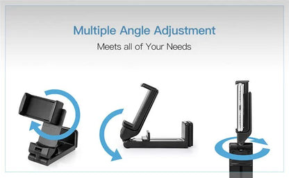 Phone Holder Desk - Tablet Holder - Smartphone Stand - Foldable - Adjustable - Universal - Desk Accessories - V1189-WXF-260203-00166