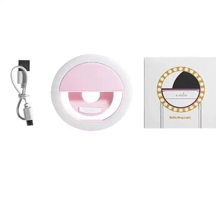 LED Ring Light 85mm - Universal & Adjustable - Selfie Ring Light for Phone - Selfie Ring Light for Streaming V1189-WXF-260203-00171