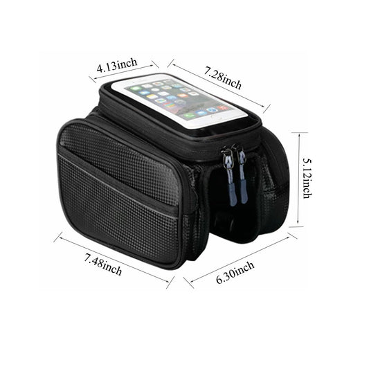 Bicycle Bag - Frame Bag - Bicycle Phone Holder - Top Tube Bag - Smartphone Holder - MTB Accessories - Road V1189-WXF-260203-00183