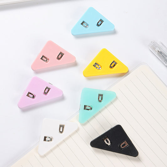 Triangle Paperclips - Bookmark - Corner Clips - Paper Clamps - Desk Accessories - School Supplies - Document V1189-WXF-260203-00259