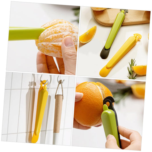 Orange Peeler - Citrus Peeler - Fruit Peeler - Kitchen Tool - Grapefruit Opener - Peel Remover - Plastic V1189-WXF-260203-00263