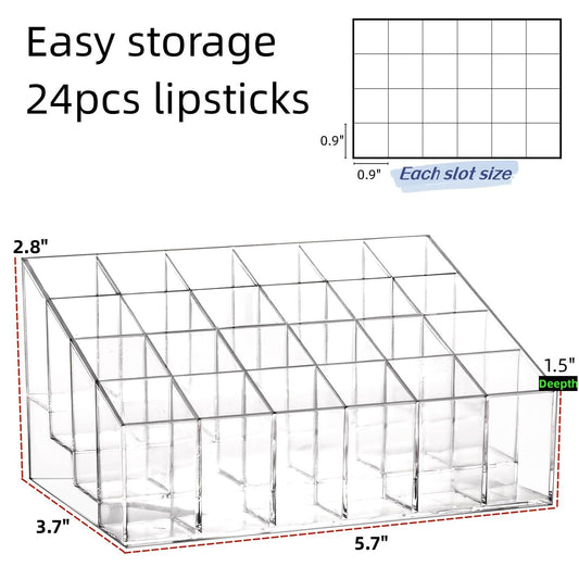 Makeup Organizer - Lipstick Holder - Cosmetics Storage - Nail Polish Display - Drawer Organizer - Lip Gloss V1189-WXF-260203-00265
