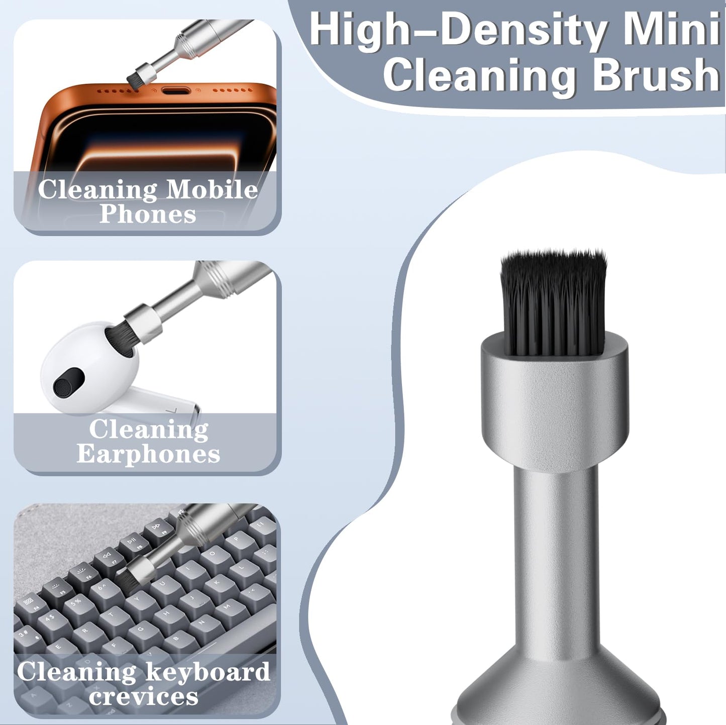 SIM card ejector-Earphone cleaning pen-Keychain cleaner-Mobile phone earphone cleaner-Bluetooth V1189-WXF-260203-00267
