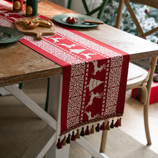 Christmas Table Runner - Christmas Tablecloth - Christmas Table Decoration - Christmas Decoration - Table V1189-WXF-260203-00290